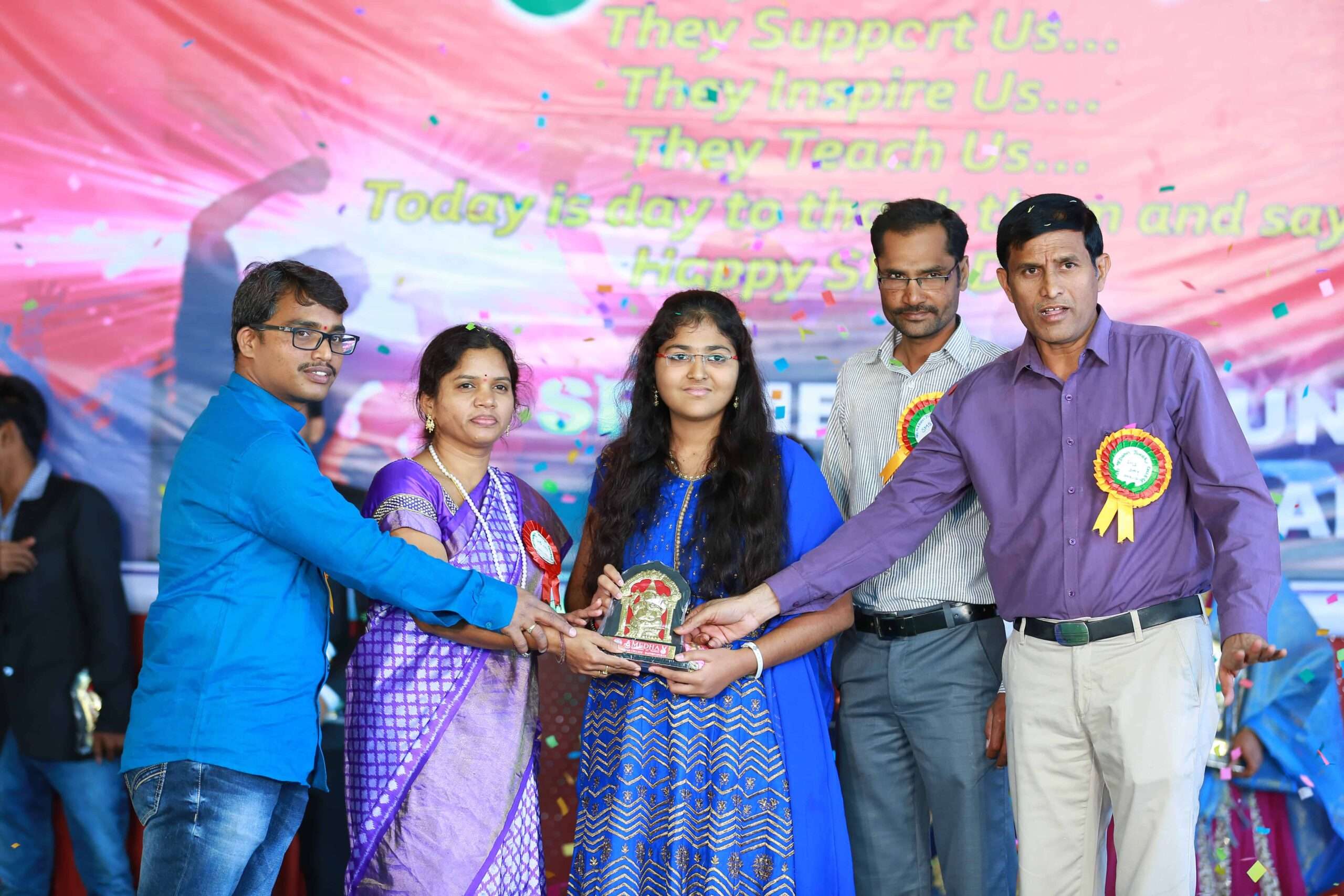 Students at Sri Medhavi
